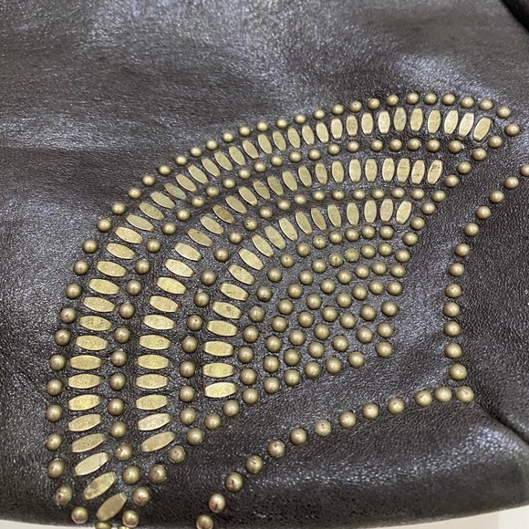 Black Leather Colleen Cordero "Doctor" Bag - Picture 3 of 4